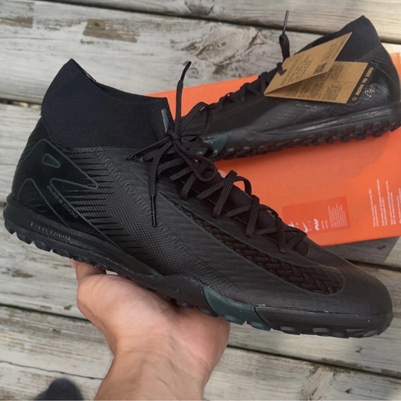 Nike Zoom Mercurial Superfly 10 Academy TF FQ8331-002 Mens Size 10 No Lid - Picture 1 of 10